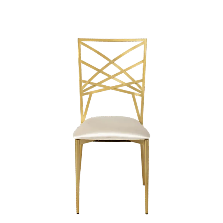 Chaise Beverly assise crème
