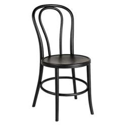 Chaise Bistrot noire