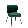 Chaise Dandy velours vert