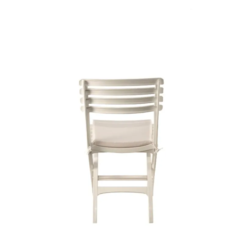 Chaise Deauville avec galette blanche