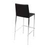 Chaise haute noire 52 x 43 cm H 111 cm