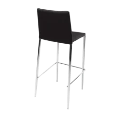 Chaise haute noire 52 x 43 cm H 111 cm