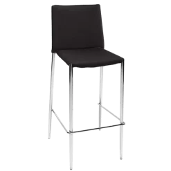 Chaise haute noire 52 x 43 cm H 111 cm