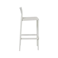Chaise haute Sila blanche H 100 cm