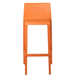 Chaise haute Sila orange H 100 cm