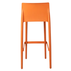 Chaise haute Sila orange H 100 cm