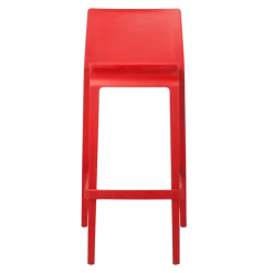Chaise haute Sila rouge H 100 cm