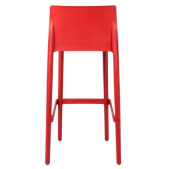 Chaise haute Sila rouge H 100 cm