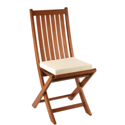 Chaise Louisiane avec galette lin
