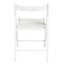 Chaise Minorca blanche pliante