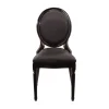 Chaise Montaigne black and black