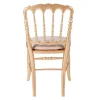 Chaise Napoléon III dorée fixe Dubaï