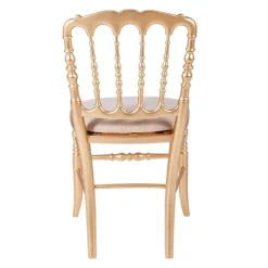 Chaise Napoléon III dorée fixe Dubaï