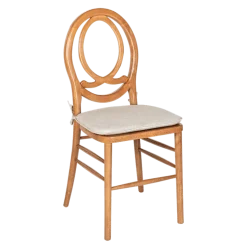 Chaise Sphinx avec coussin crème