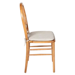 Chaise Sphinx avec coussin crème