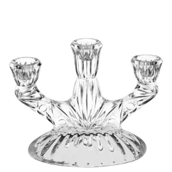 Chandelier Vintage en verre blanc H 12-20 cm