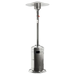 Chauffage de terrasse inox H 240 cm gaz