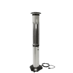 Chauffage de terrasse électrique H 167 cm