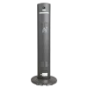 Chauffage de terrasse électrique noir H 152 cm