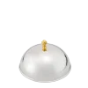 Cloche assiette inox Ø 23,5 cm H 11 cm