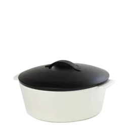 Cocotte black and white Ø 26 cm 340 cl