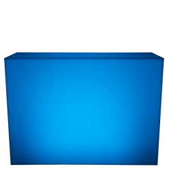 Comptoir lumineux autonome 50 x 150 H 110 cm