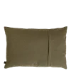 Coussin Pollen velours kaki 40 x 60 cm