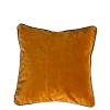 Coussin Velvet velours bronze 40 x 40 cm
