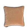 Coussin Velvet velours taupe 40 x 40 cm