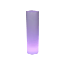 Cylindre lumineux autonome Ø 30 cm H 106 cm