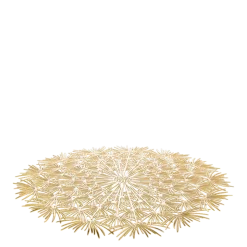 Dessous d'assiette éclat d'or Ø 36.5 cm