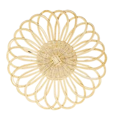 Dessous d'assiette Fleur de rotin Ø 35 cm