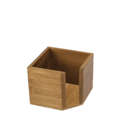 Distributeur de serviettes bambou 12 x 12 cm H 10 cm