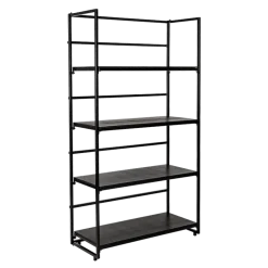 Etagère noire 40 x 100 cm H 180 cm