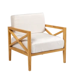 Fauteuil Biarritz 70 x 75 cm H 78 cm