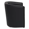 Fauteuil club Sim noir 69 x 64 cm H 76 cm