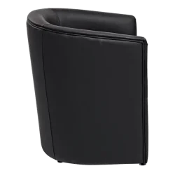 Fauteuil club Sim noir 69 x 64 cm H 76 cm