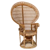 Fauteuil Emmanuelle rotin vintage