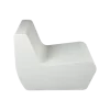 Fauteuil Lounge Pool blanc 76 x 90 cm H 68 cm