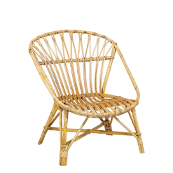 Fauteuil rotin vintage