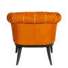 Fauteuil Tulipe velours 85 x 80 cm H 74 cm