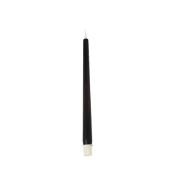 Flambeau électrique noir à pile H 29 cm (autonomie 8h)