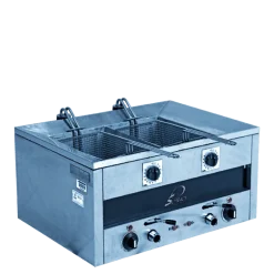 Friteuse double électrique 220 V 14 L