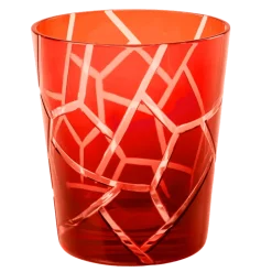 Gobelet Mélodie rouge Ø 8 cm H 9 cm 24 cl
