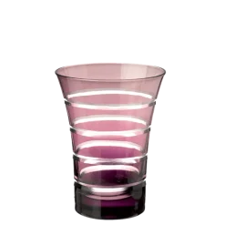 Gobelet pivoine prune Ø 8,5 cm H 11 cm 28 cl