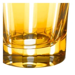 Gobelet tulipe ambre Ø 8,5 cm H 11 cm 28 cl