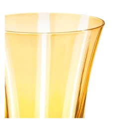 Gobelet tulipe ambre Ø 8,5 cm H 11 cm 28 cl