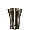 Gobelet tulipe noir Ø 8,5 cm H 11 cm 28 cl