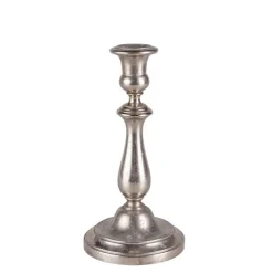 Grand bougeoir vintage argentéH 18-25 cm