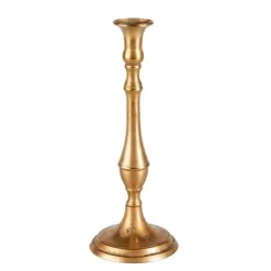 Grand bougeoir Vintage doré H 18-25 cm